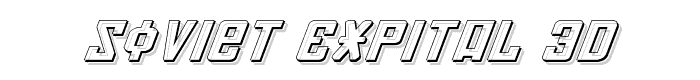 Soviet ExpItal 3D font
